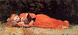 Winslow Homer Wall Art - The New Novel